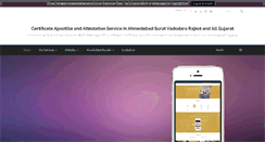 Desktop Screenshot of ahmedabadattestation.info